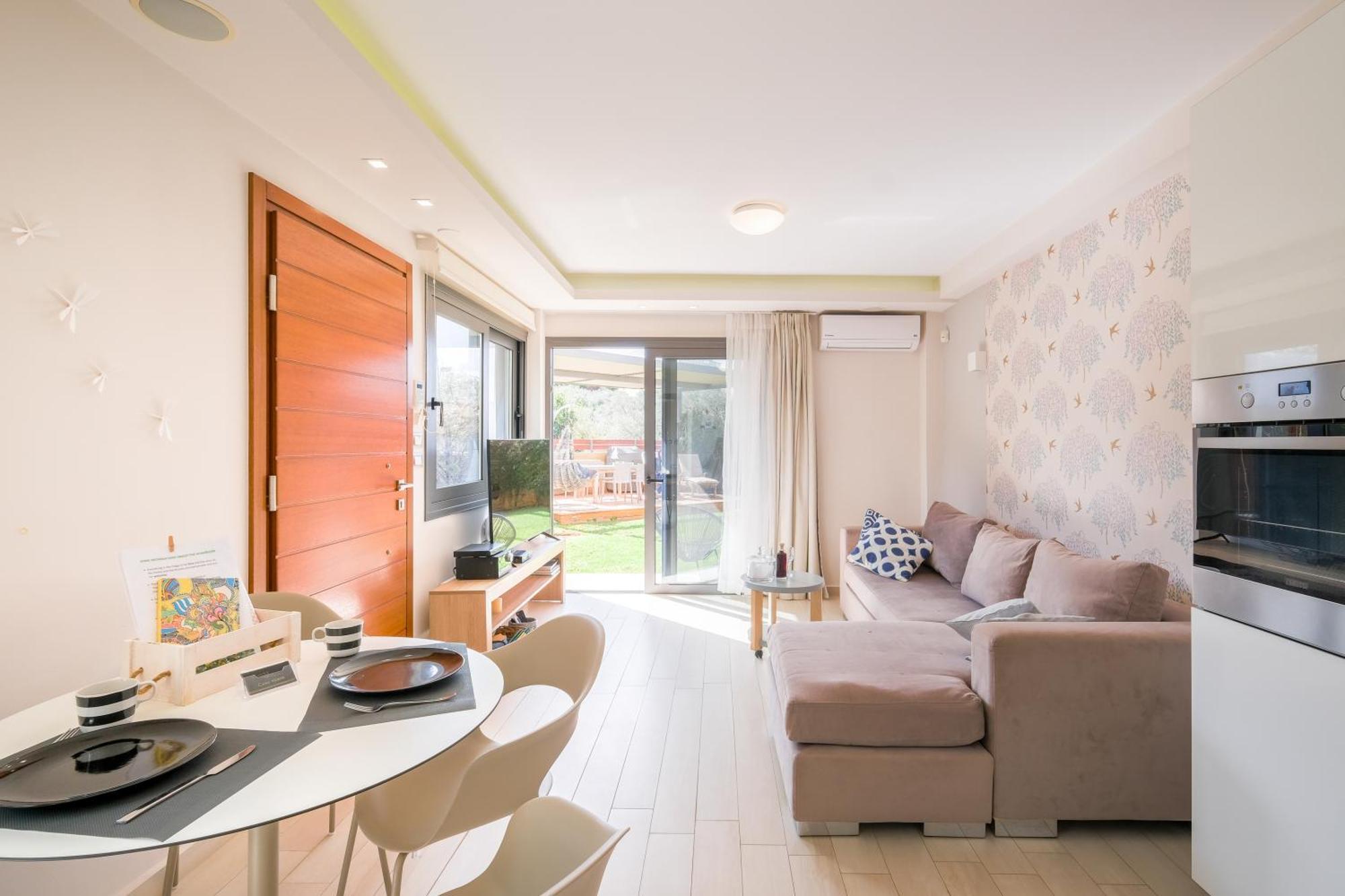 Glaros Casa Verde - Cozy Flat With Garden Near Beach Като-Дарацо Екстер'єр фото