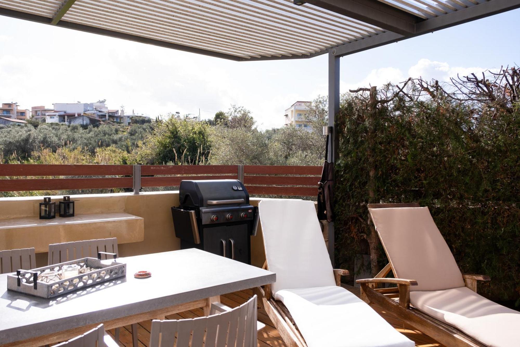 Glaros Casa Verde - Cozy Flat With Garden Near Beach Като-Дарацо Екстер'єр фото