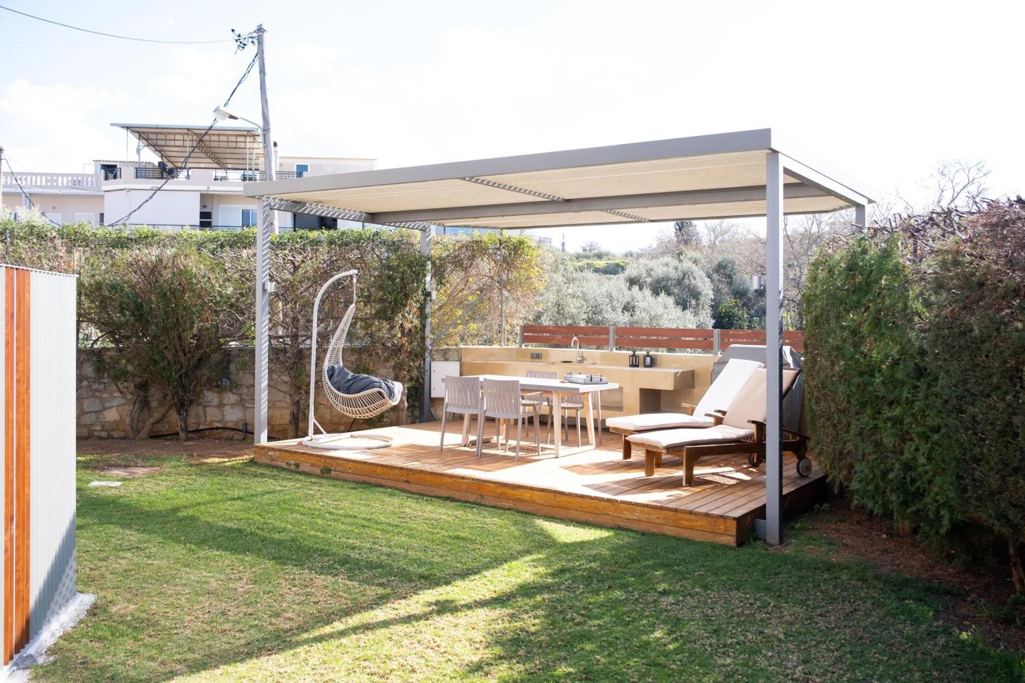 Glaros Casa Verde - Cozy Flat With Garden Near Beach Като-Дарацо Екстер'єр фото